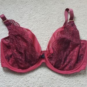 Beautiful wine and black bra